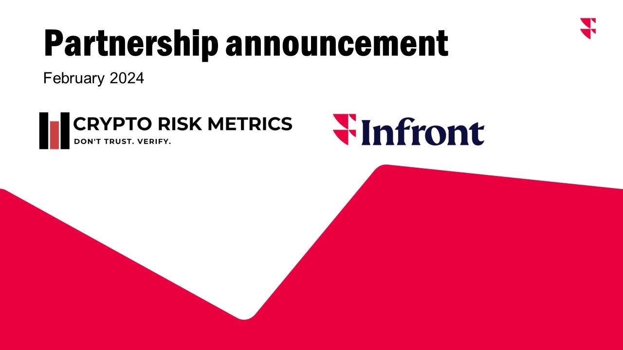 Infront partners with Crypto Risk Metrics