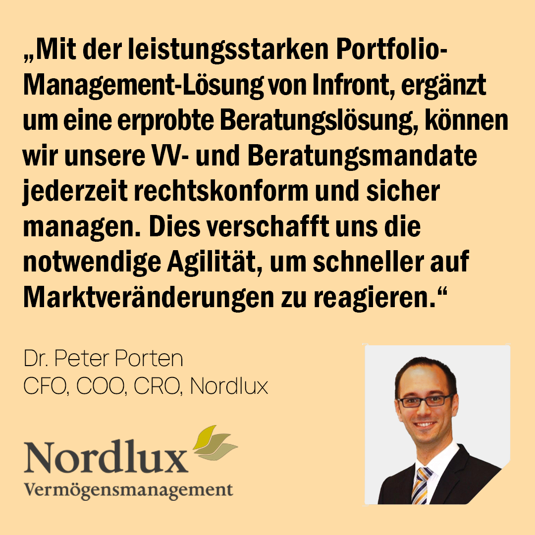 Infront WealthTech solutions | Clients testimonials | Nordlux