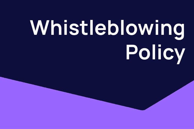 Group Whistleblowing Policy | Infront